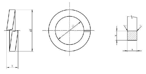 spring washer dimension